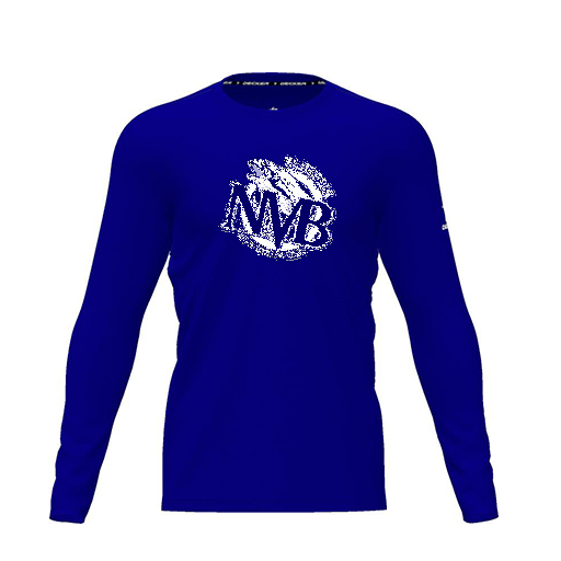 [FTLCDFRY-YXS-LOGO1] Dri Fit Performance T-Shirt (Youth XS, Royal, Logo 1, Long Sleeve)
