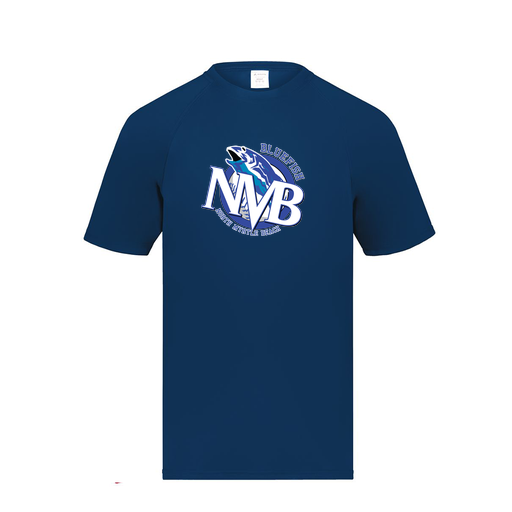 [2790.065.S-LOGO1] Men's Smooth Sport T-Shirt (Adult S, Navy, Logo 1)