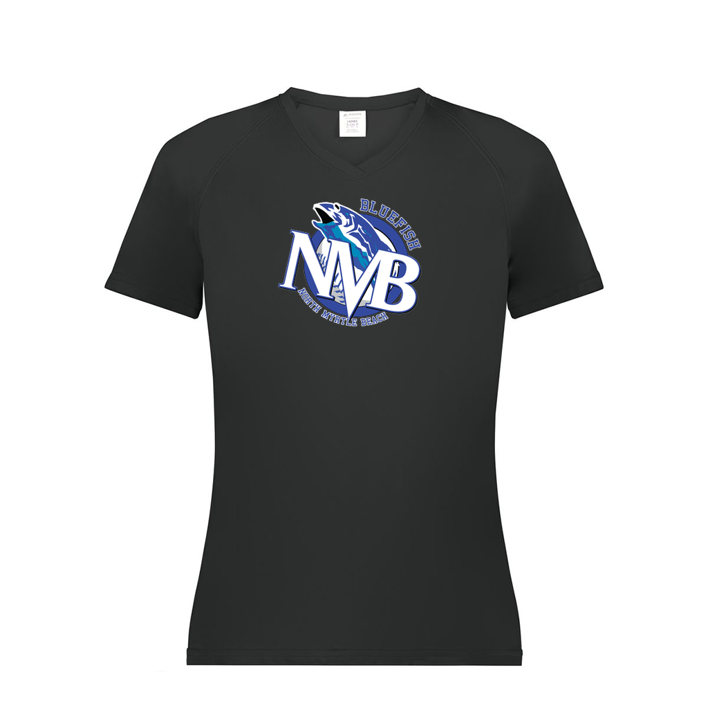 Ladies Smooth Sport V-Neck T-Shirt