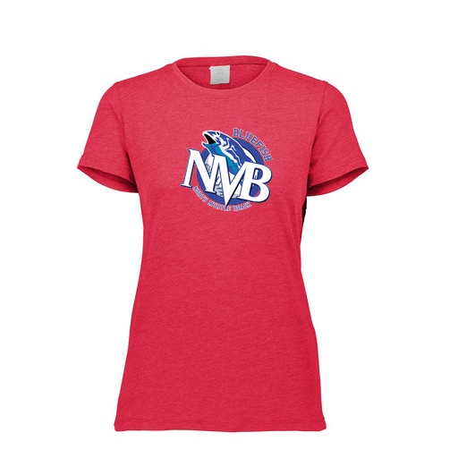 [3067.V96.XS-LOGO1] Ladies Ultra-blend T-Shirt (Female Adult XS, Red, Logo 1)