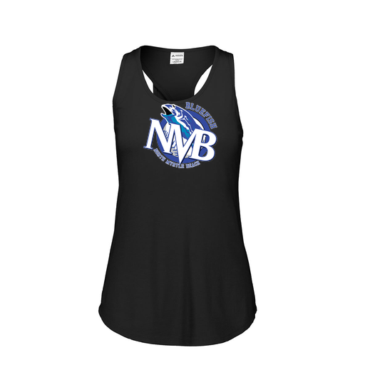 [3078.K94.S-LOGO1] Ladies Tri Blend Tank Top (Female Adult S, Black, Logo 1)