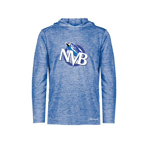 [FOLHCGRY-YS-LOGO1] Decker Youth Charge Hoodie (Youth S, Royal, Logo 1)