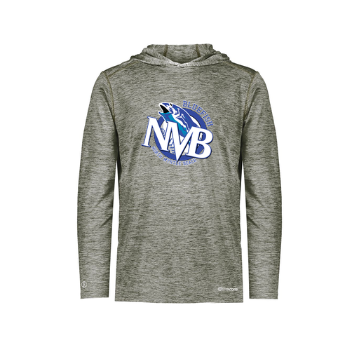 [FOLHCGGY-YS-LOGO1] Decker Youth Charge Hoodie (Youth S, Gray, Logo 1)