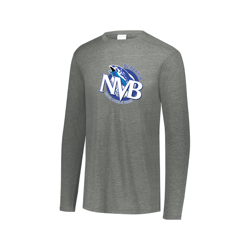 [FTLCUBGY-AXS-LOGO1] Men's LS Ultra-blend T-Shirt (Adult XS, Gray, Logo 1)