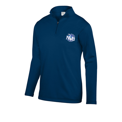 [DFW-FFQZ-NVY-AS-LOGO1] Men's FlexFleece 1/4 Zip (Adult S, Navy, Logo 1)