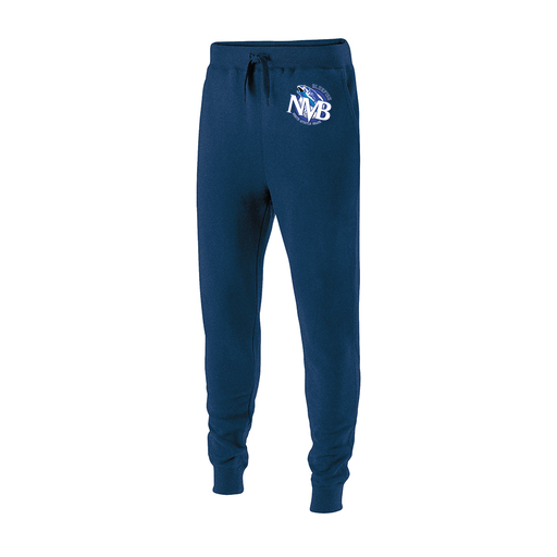 [229548.065.XS-LOGO1] Men's 60/40 Fleece Jogger (Adult XS, Navy, Logo 1)