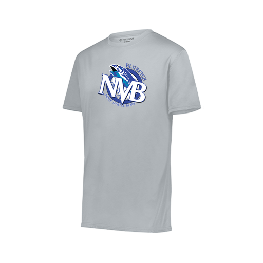 [222819.099.XXS-LOGO1] Youth Movement Dri Fit Shirt (Youth XXS, Silver, Logo 1)