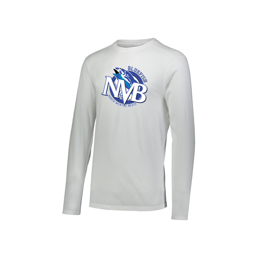 [FTLCUBWH-YS-LOGO1] Youth LS Ultra-blend T-Shirt (Youth S, White, Logo 1)