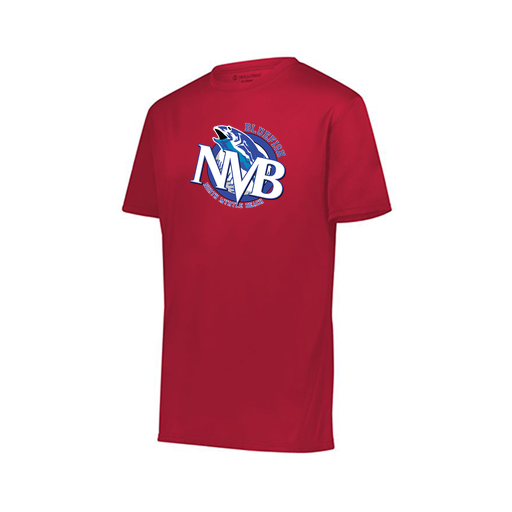 [222819.083.XXS-LOGO1] Youth Movement Dri Fit Shirt (Youth XXS, Red, Logo 1)